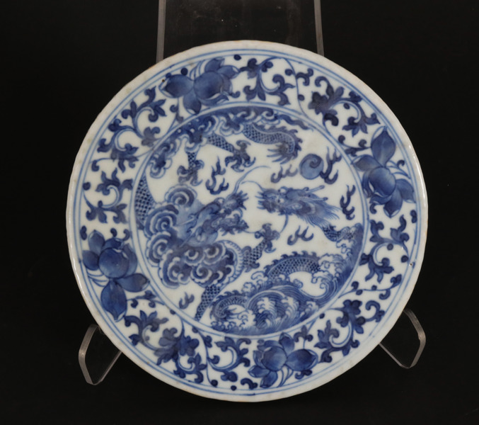 Plakett, Kina, Qianlong, 1700-tal