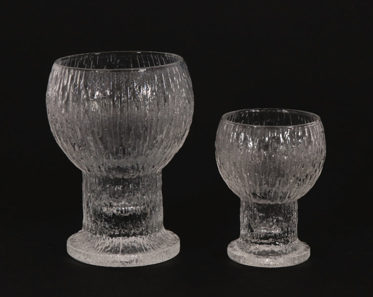 Glasservisdelar 11st, "Kekkerit", Iittala