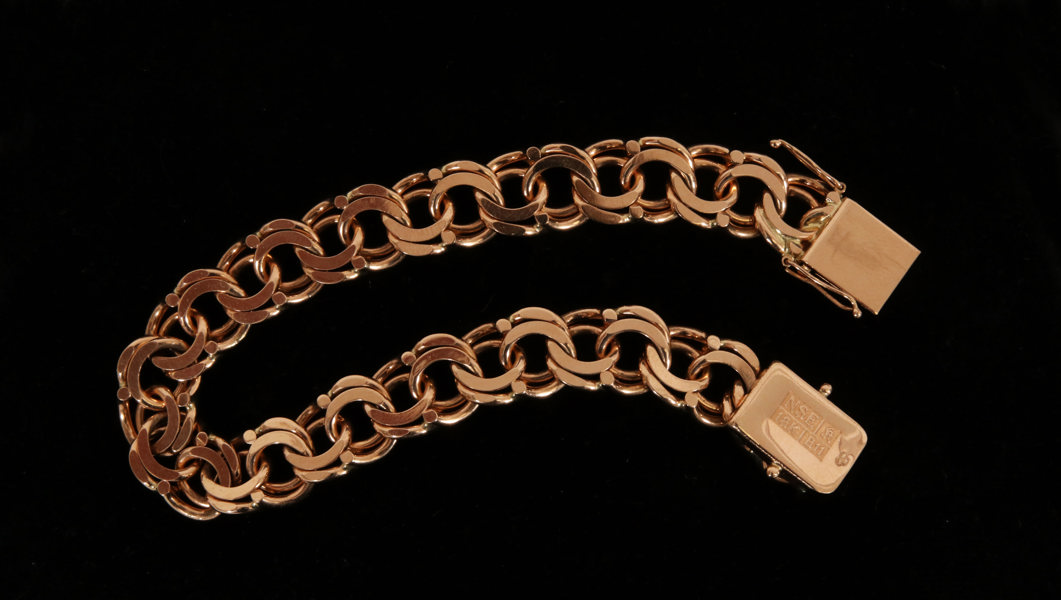 Armband i 18k, Nils-Eric Södermark, Köping, år 2000