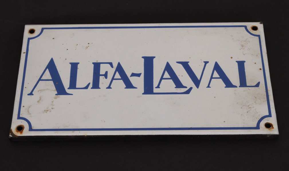 Reklamskylt, Alfa-Laval