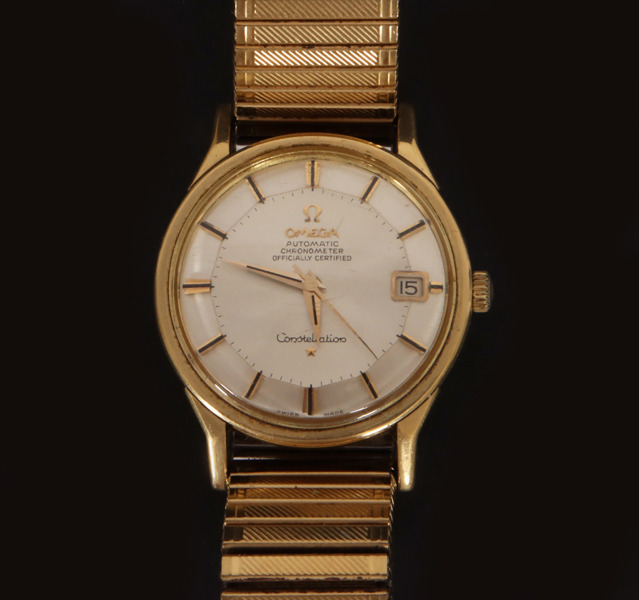 Herrarmbandsur, Omega, Constellation, 18k