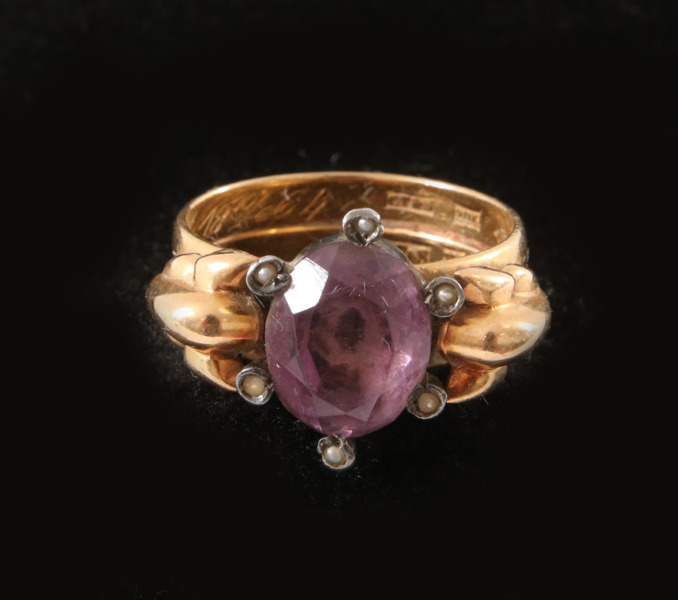 Ring i 20k, daterad 1864