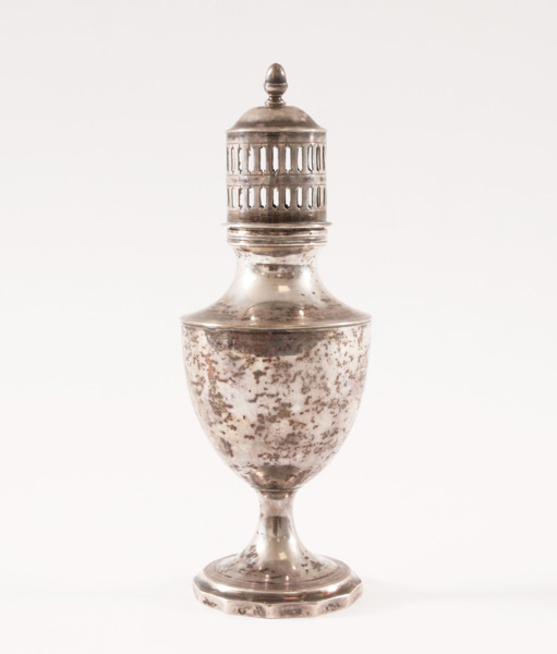 Sockerruska, silver, 1800-tal