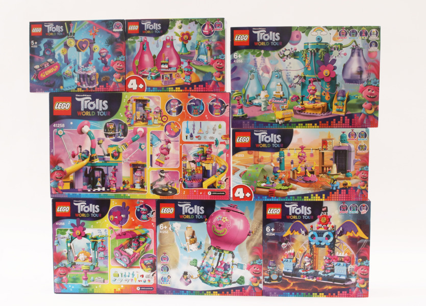 Kartonger med LEGO 8st, Trolls World Tour