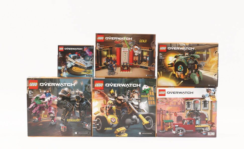 Kartonger med LEGO 6st, Overwatch