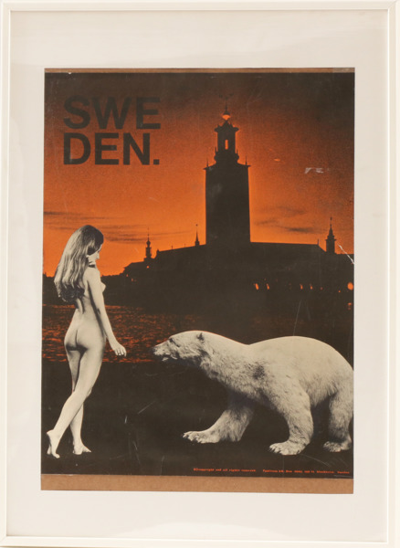 Affisch, "Sweden", Publicom AB, Sweden, 1960/70-tal