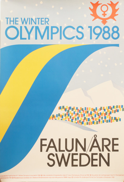 Affischer 7st, The Winter Olympics, Åre Falun, 1988