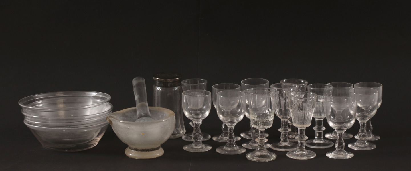 Parti glas, mestadels 18/1900-tal