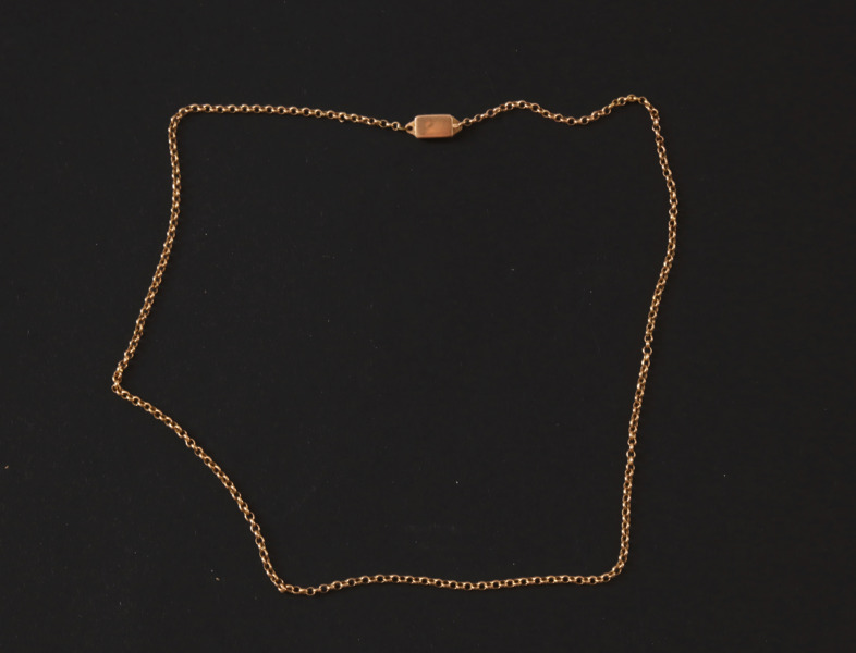 Halsband i 18k, C.F.Jonssén, Uddevalla, 1800-tal