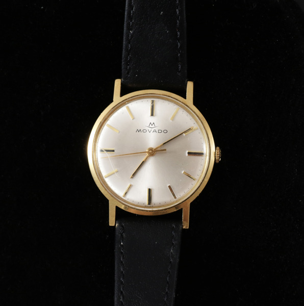 Herrarmbandsur i 18k, Movado