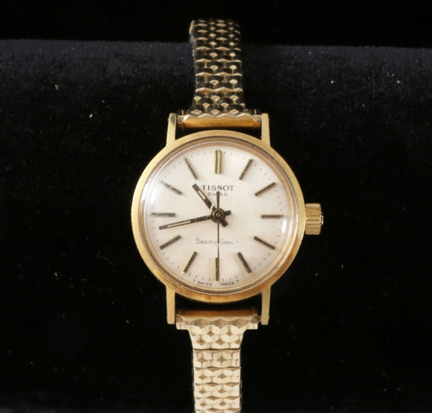 Damarmbandsur i 18k, Tissot Seastar Seven