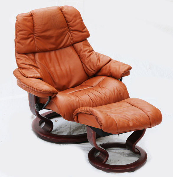 Fåtölj med fotpall, Stressless, Ekornes, Norge