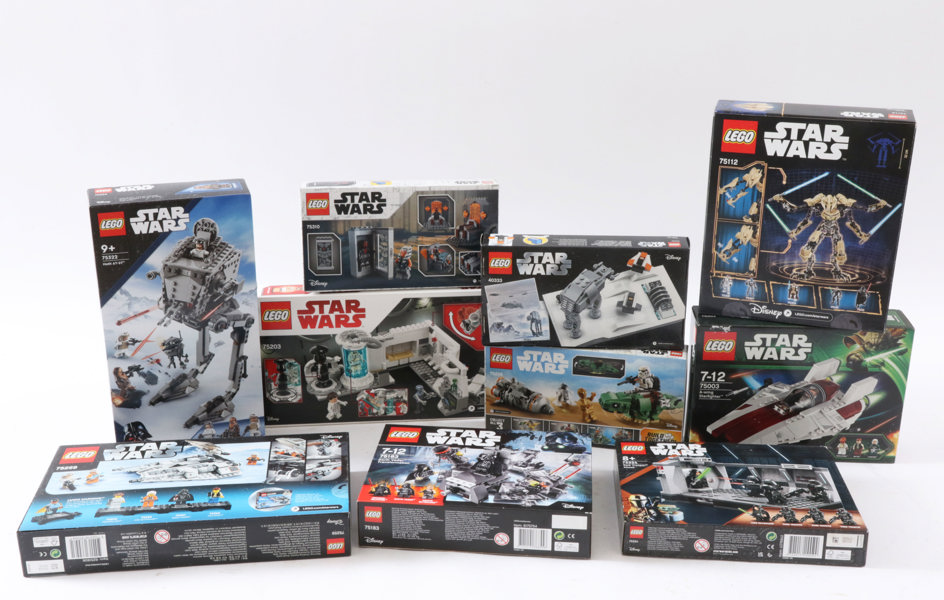 Kartonger med LEGO 10st, Star Wars