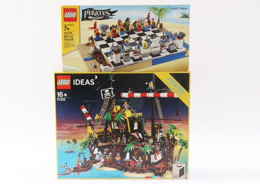 Kartonger med LEGO 2st, Pirates/IDEAS