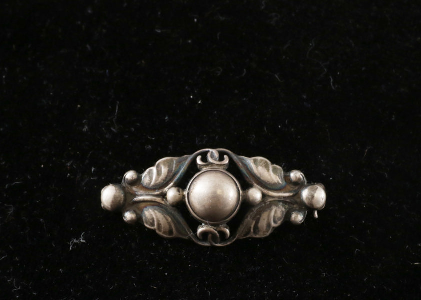 Brosch i sterlingsilver, Georg Jensen, Danmark