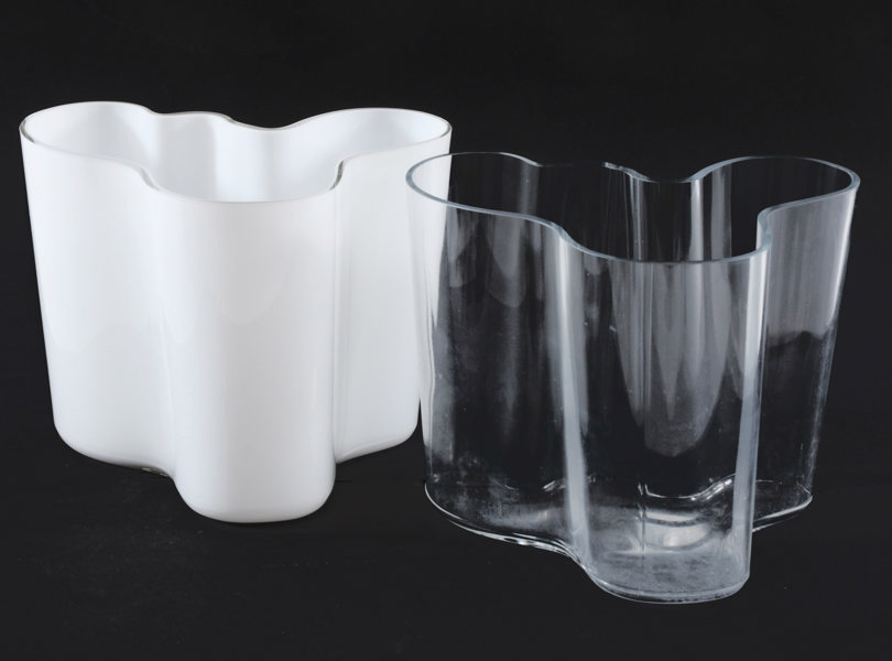 Vaser 2st ,"Savoy", Alvar Aalto för Iittala