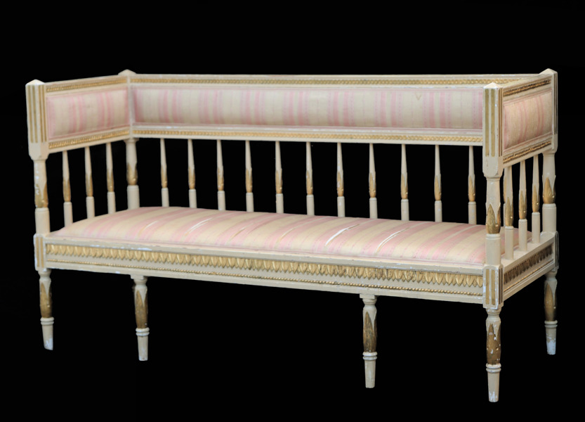 Soffa, gustaviansk, 1800-tal