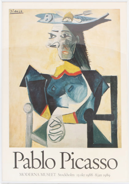 Utställningsaffisch, Picasso, 1988-89