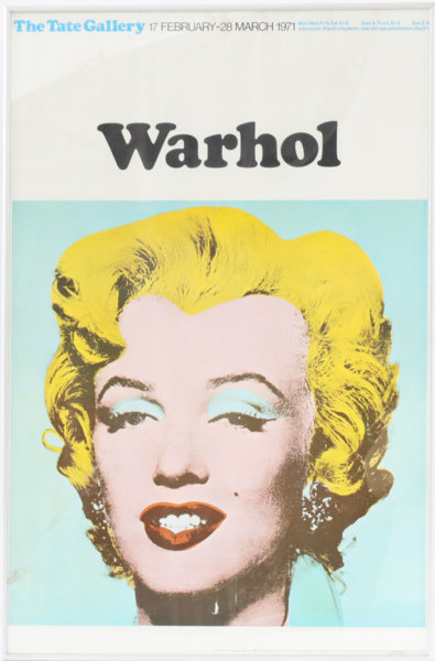 Utställningsaffisch, Andy Warhol, 1971