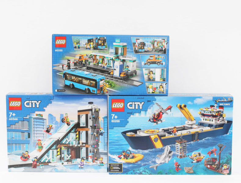 LEGO 3 kartonger, City