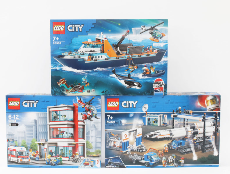 LEGO 3 kartonger, City