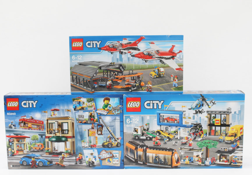 LEGO 3 kartonger, City