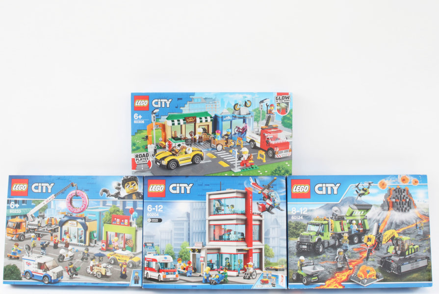 LEGO 4 kartonger, City