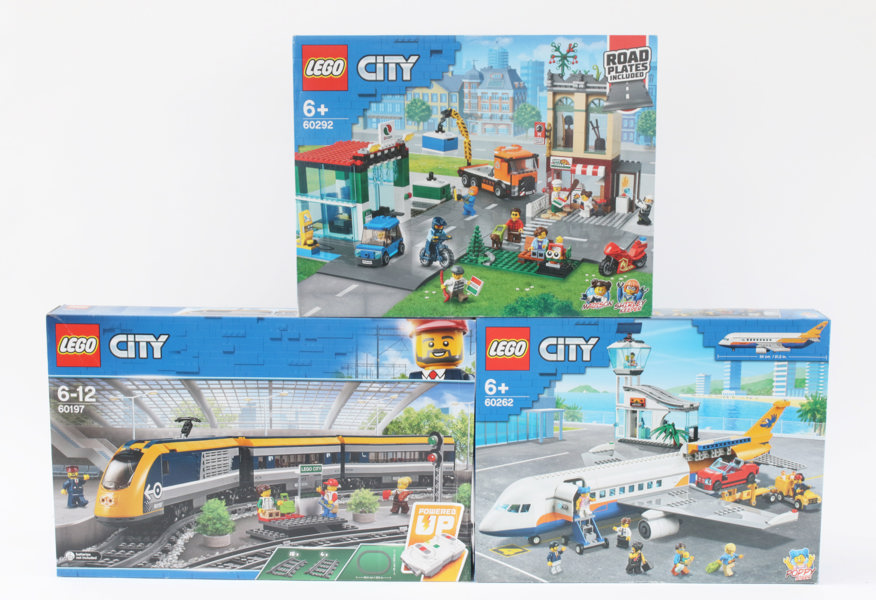 LEGO 3 kartonger, City