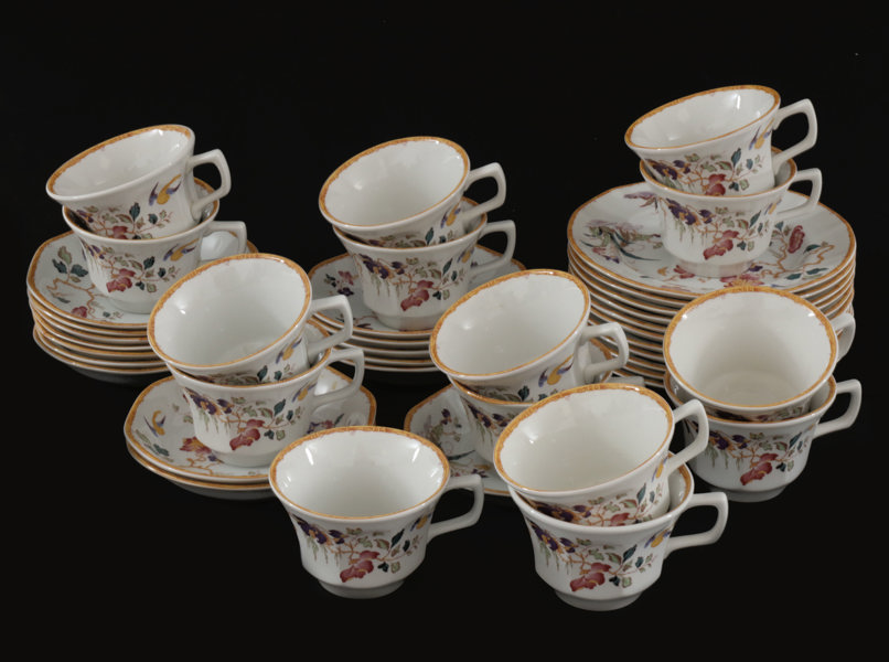 Kaffeservisdelar, "Devon Rose", Wedgwood, England