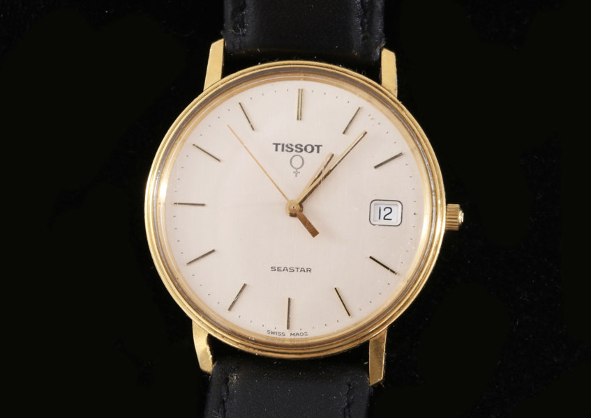 Herrarmbandsur i 18k, Tissot, Seastar