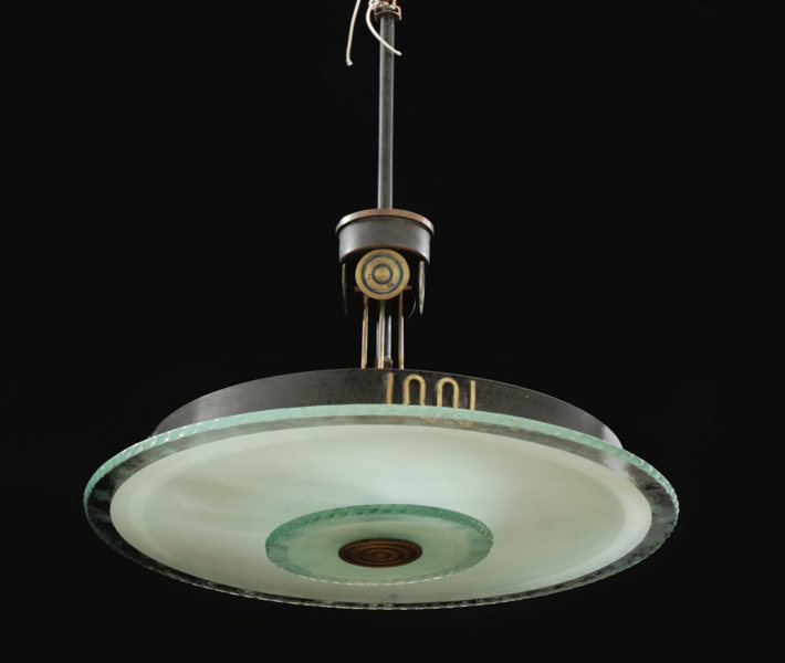 Taklampa, art deco, 1920/30-tal