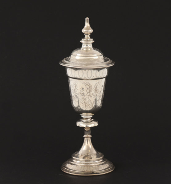 Lockpokal i silver, Österrike, 1800-tal