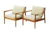 Fåtöljer ett par, "USA 75", Folke Ohlsson för DUX