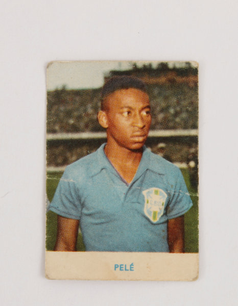 Samling alfabilder, bl.a. "Pelé", "Santos", "Zito", Alifabolaget, VM 1958