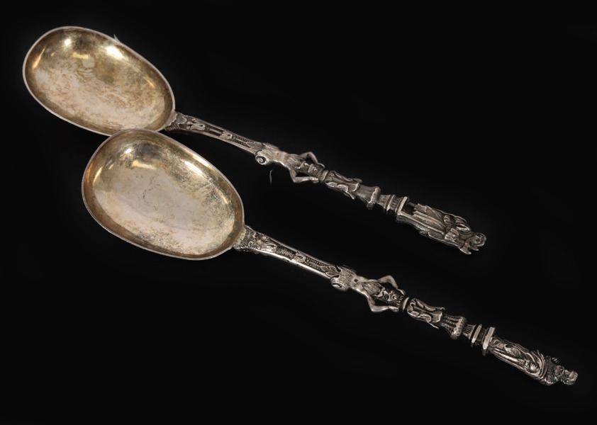 Apostlaskedar 2st, silver, Holland, 18/1900-tal