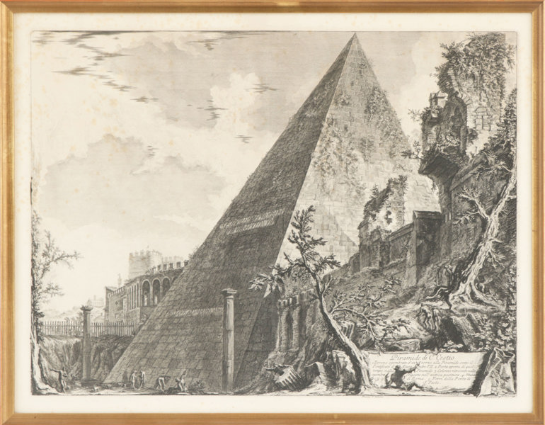 Kopparstick, Giovanni Battista Piranesi, 1700-tal