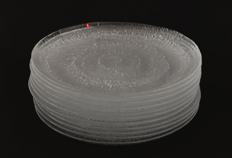 Mattallrikar 11st, "Solaris", Tapio Wirkkala för Iittala