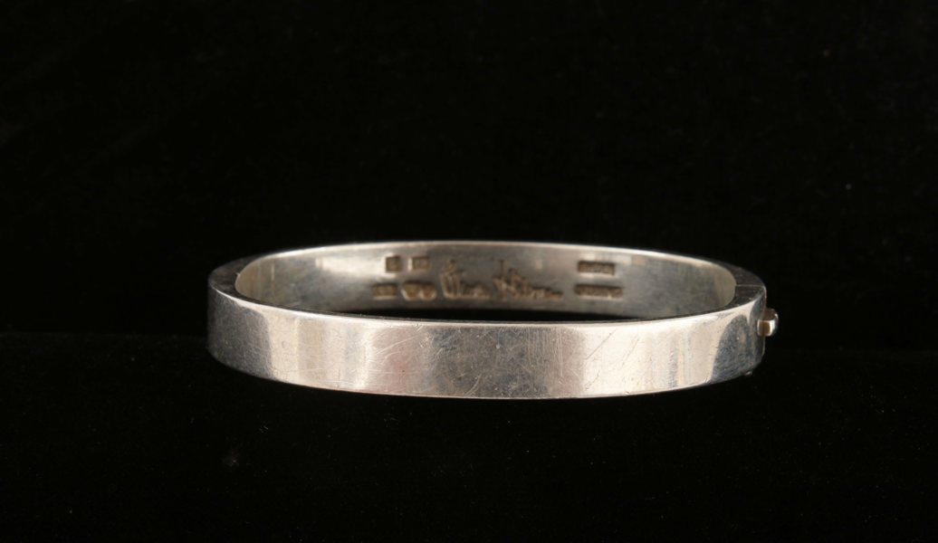 Armring i sterlingsilver, Wiwen Nilsson för Anders Nilsson, Lund, 1965