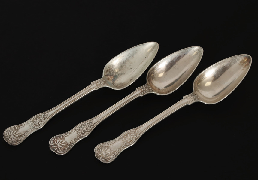 Matskedar 3st, silver, 1846