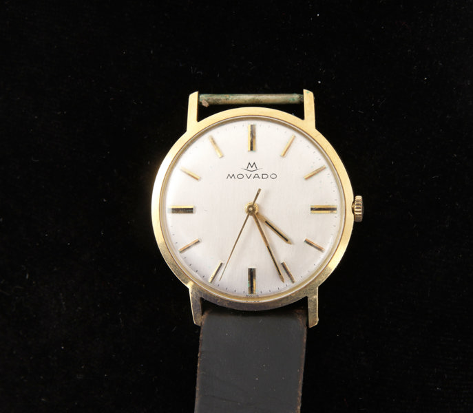 Herrarmbandsur i 18k, Movado