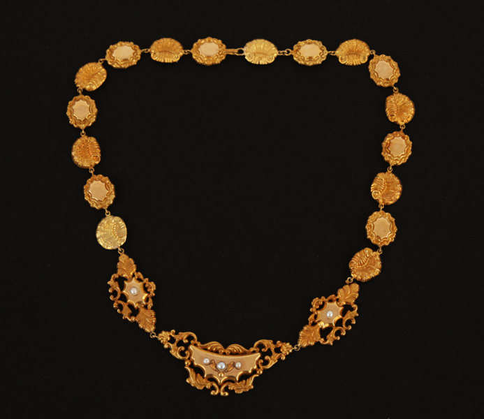 Halsband i 18k, Sverige, 1842