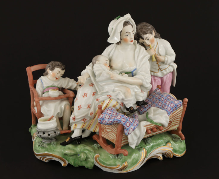 Figurgrupp, Frankenthal, Tyskland, 1800-tal