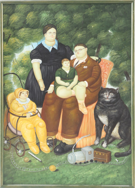 Fernando Botero, kopia efter