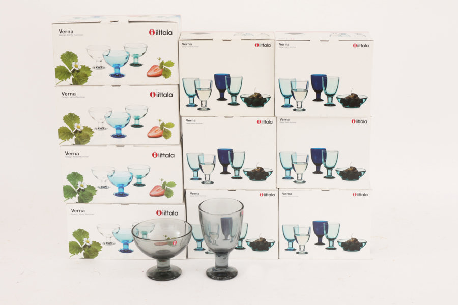 Glas 20 delar, "Verna", Kertu Nurminen för Iittala