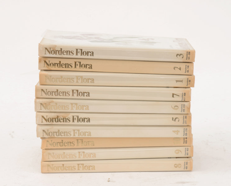 10 band, "Nordens Flora", 1970-tal