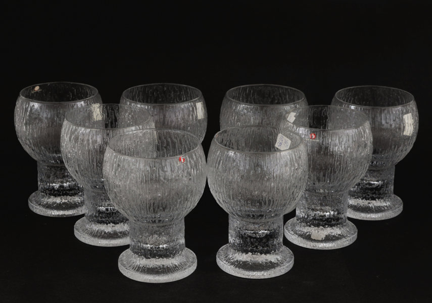 Ölglas 8st, "Kekkerit", Iittala