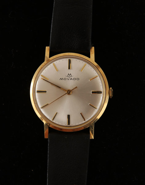 Herrarmbandsur, Movado, 18k