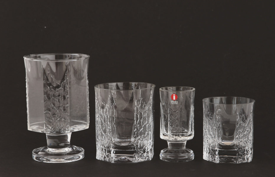 Glasservisdelar 25st, "Kalinka", Iittala