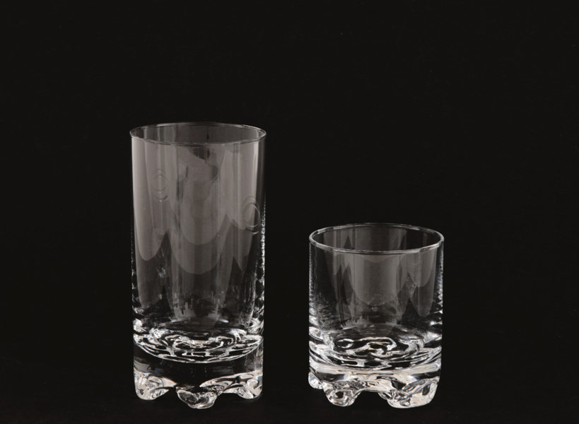 Glasservisdelar, "Gaissa", Iittala