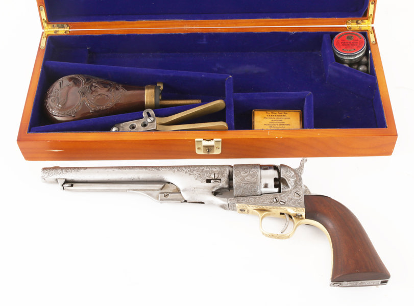 Revolver, Colt, USA, Army, modell 1860, tillverkningsår 1863